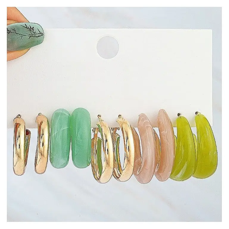 Sada náušníc - 5 párov - next