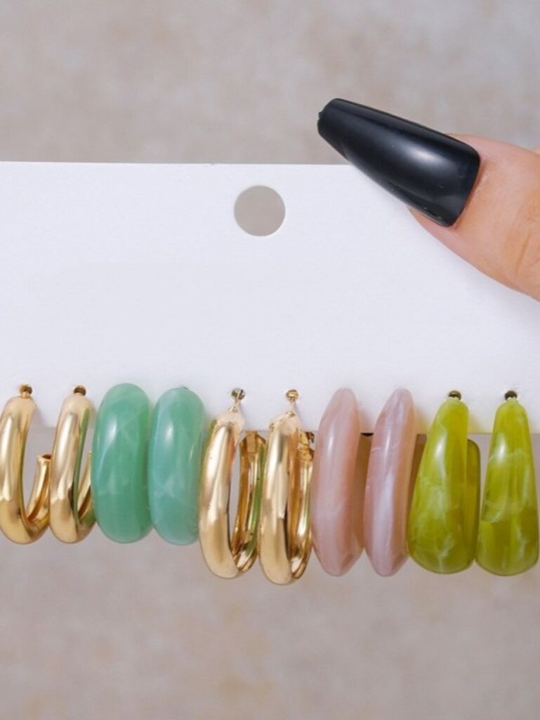 Sada náušníc - 5 párov