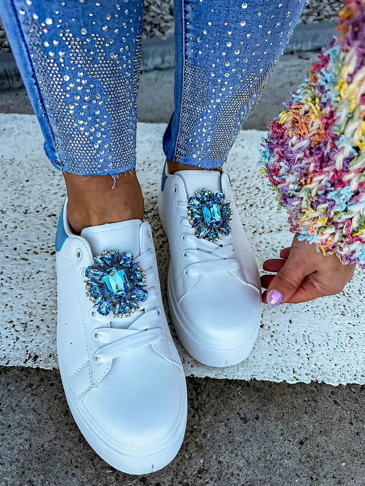 Tenisky zdobené kamienkami ASHLEY- - next