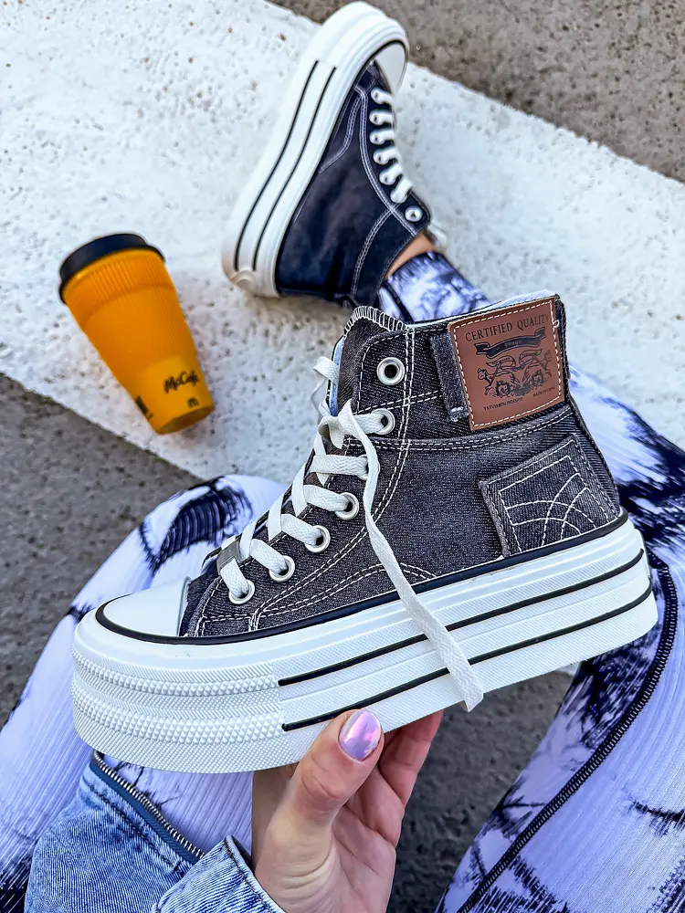 Platformové členkové tenisky SHELIA- - next