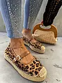 Leopardie sandále v štýle espadrille MAPIYA