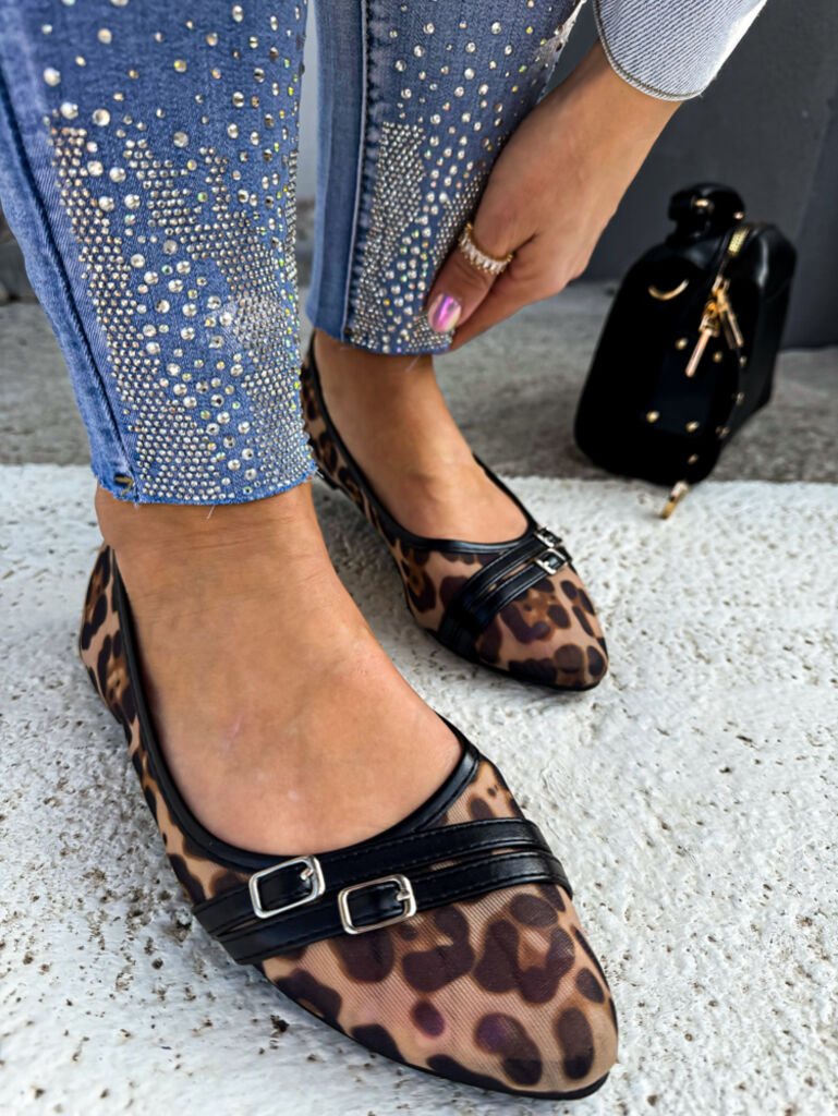 Leopardie balerínky TIANA