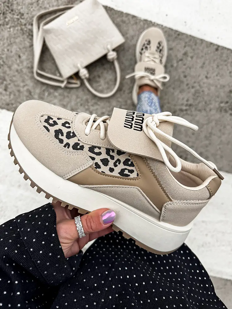 Leopardie dámske tenisky ASTRID