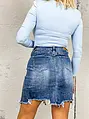 Denim sukňa na zips DENISA