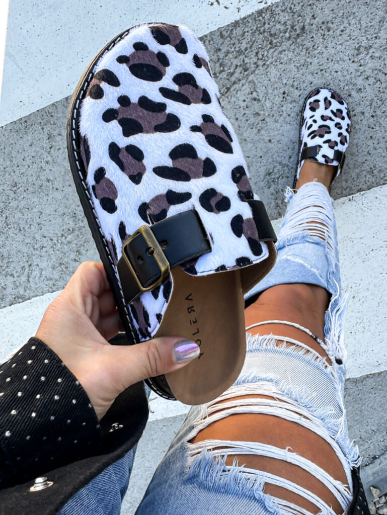 Vzorované šľapky PERDY