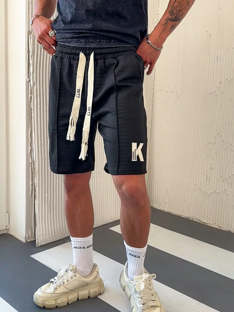 Teplákové bermudy s gumeným pásom