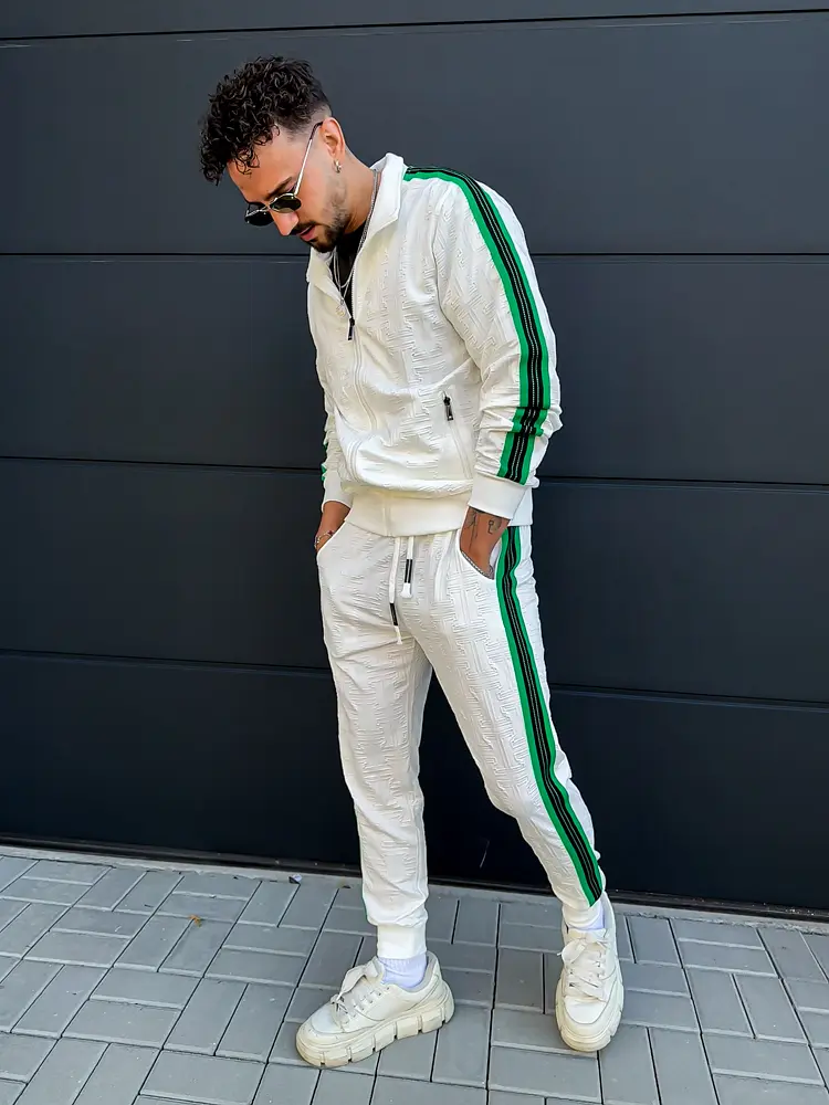 Biela pánska športová súprava 