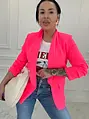 Neon pink dámske sako LILLA