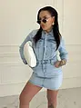 Svetlomodré denim šaty MARIBELLA