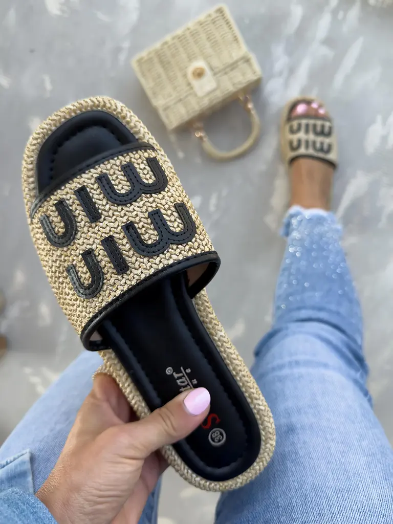 Vzorované dámske šľapky BIARA- - next