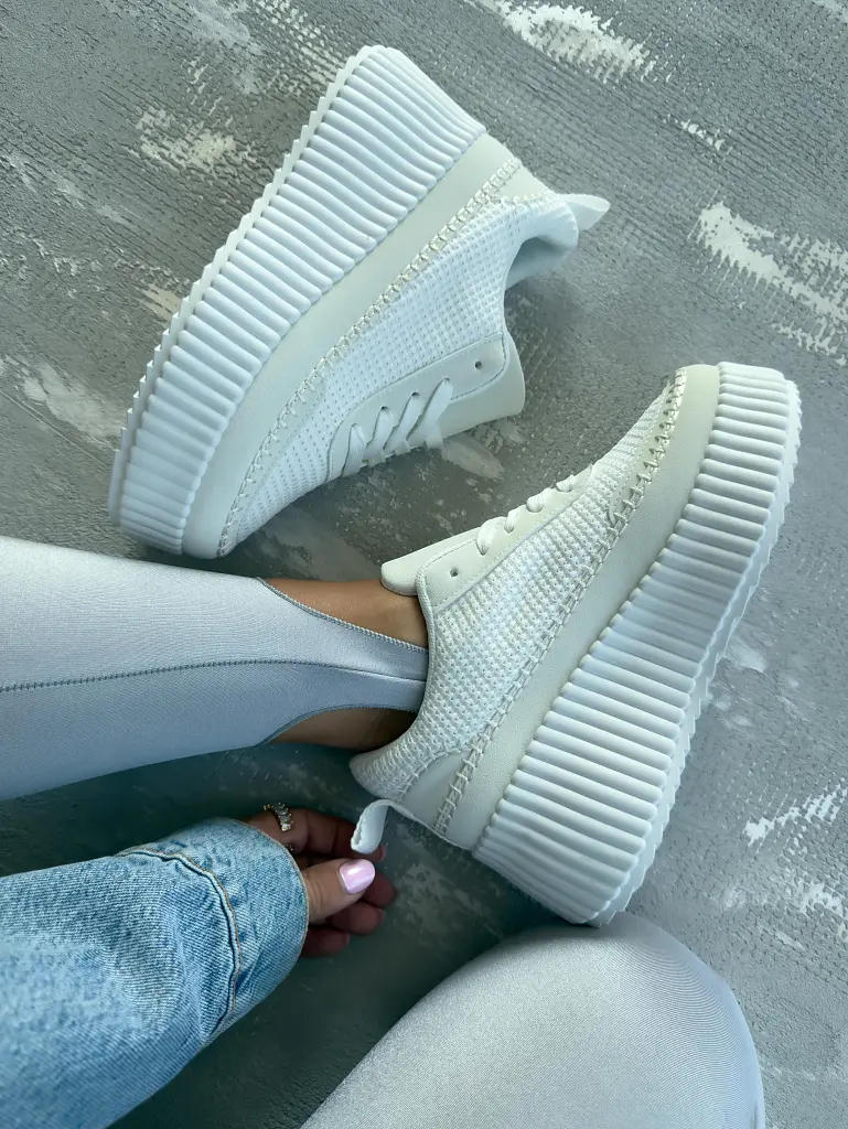 Biele dámske tenisky GIVANA-