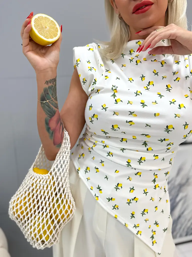 Biela makramé kabelka ALEISHA-