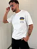 Biele pánske tričko s potlačou
