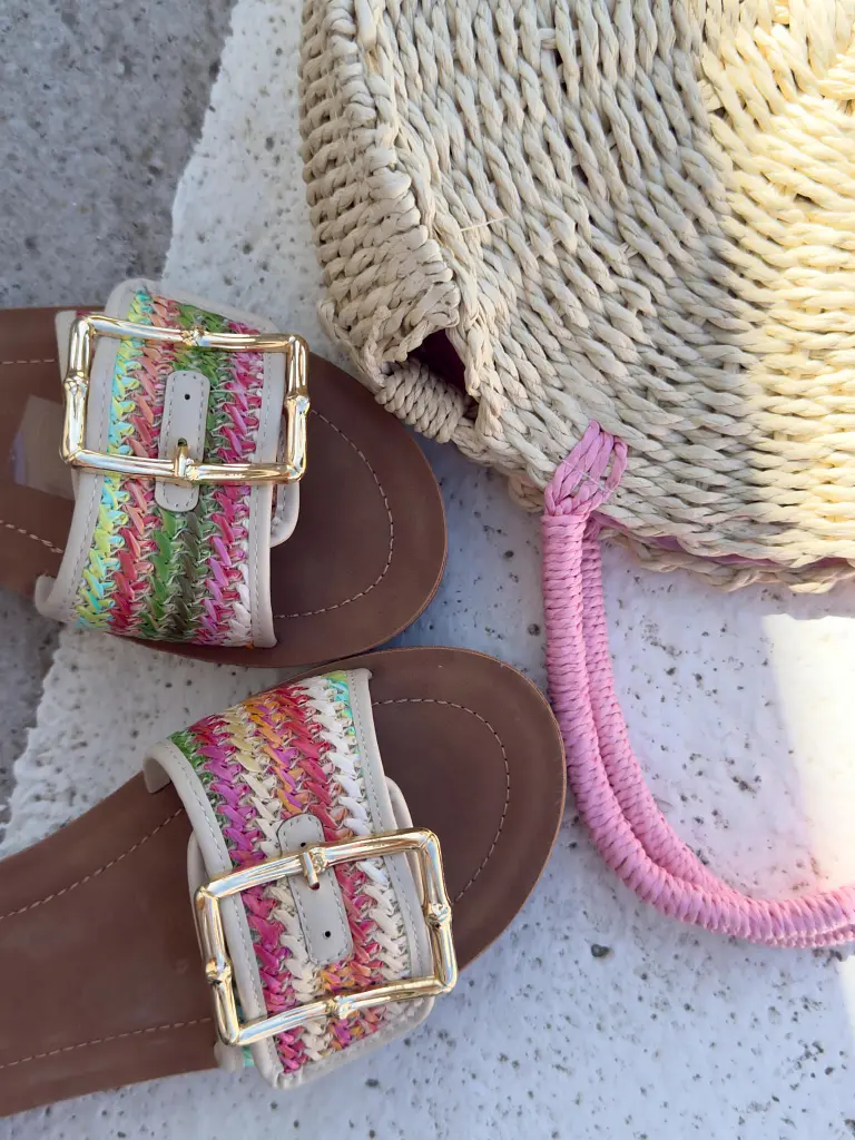 Farebné dámske šľapky PAULA - next