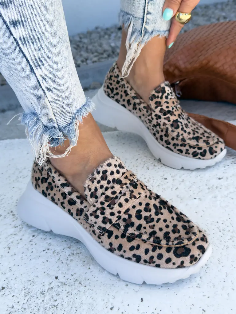 Leopardie dámske topánky MEDILA