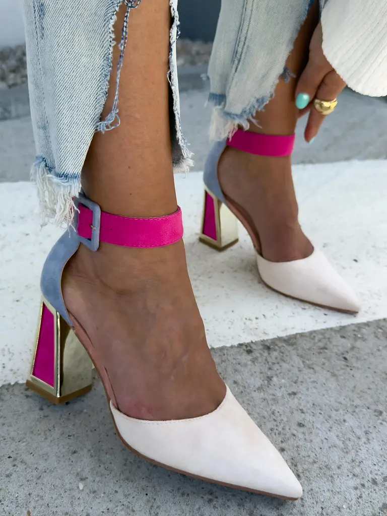 Pestrofarebné sandále CLARA-