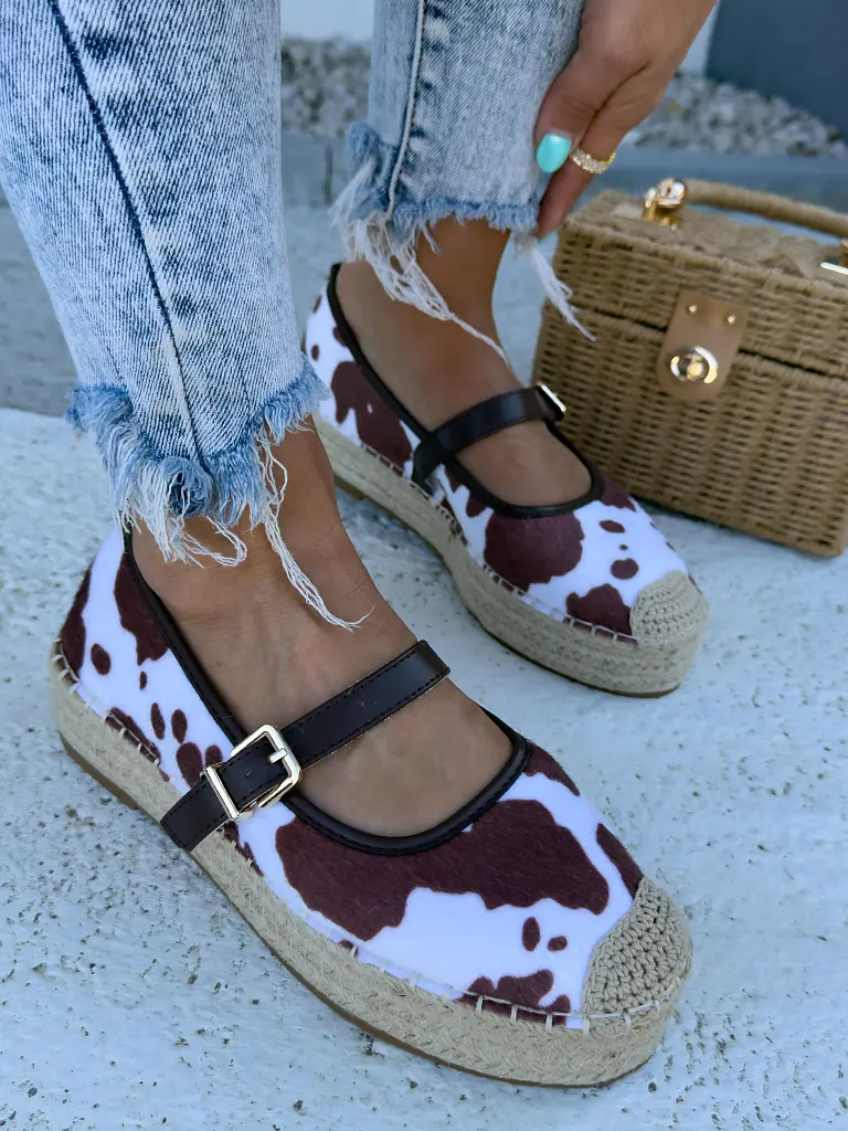 Vzorované sandále v štýle espadrille MAPIYA- - next