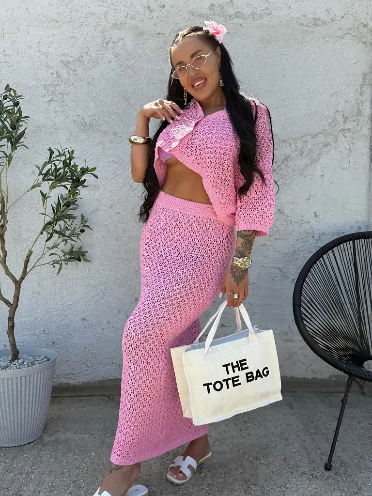 Pletený plážový komplet HANA