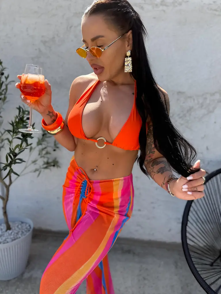 Trojdielny plážový set RAINY - next