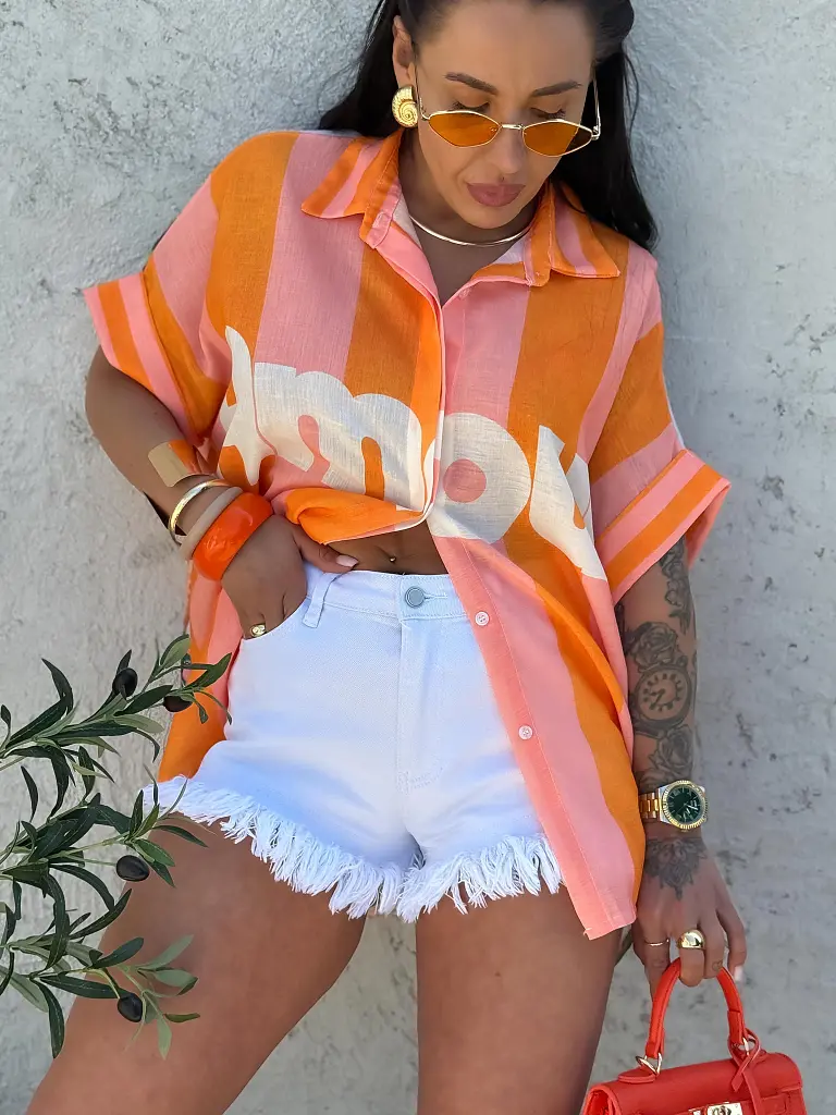 Biele denim šortky NORMANY - next