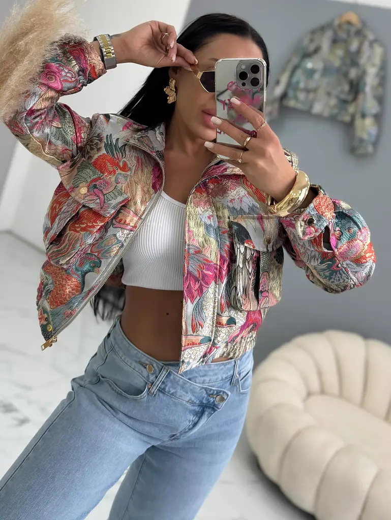 Štrukturovaná bomber bunda PERRY