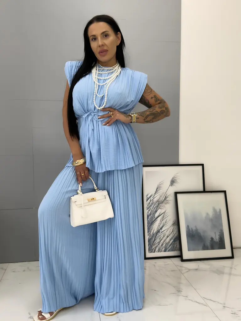 Plisovaný dámsky komplet MARESKA