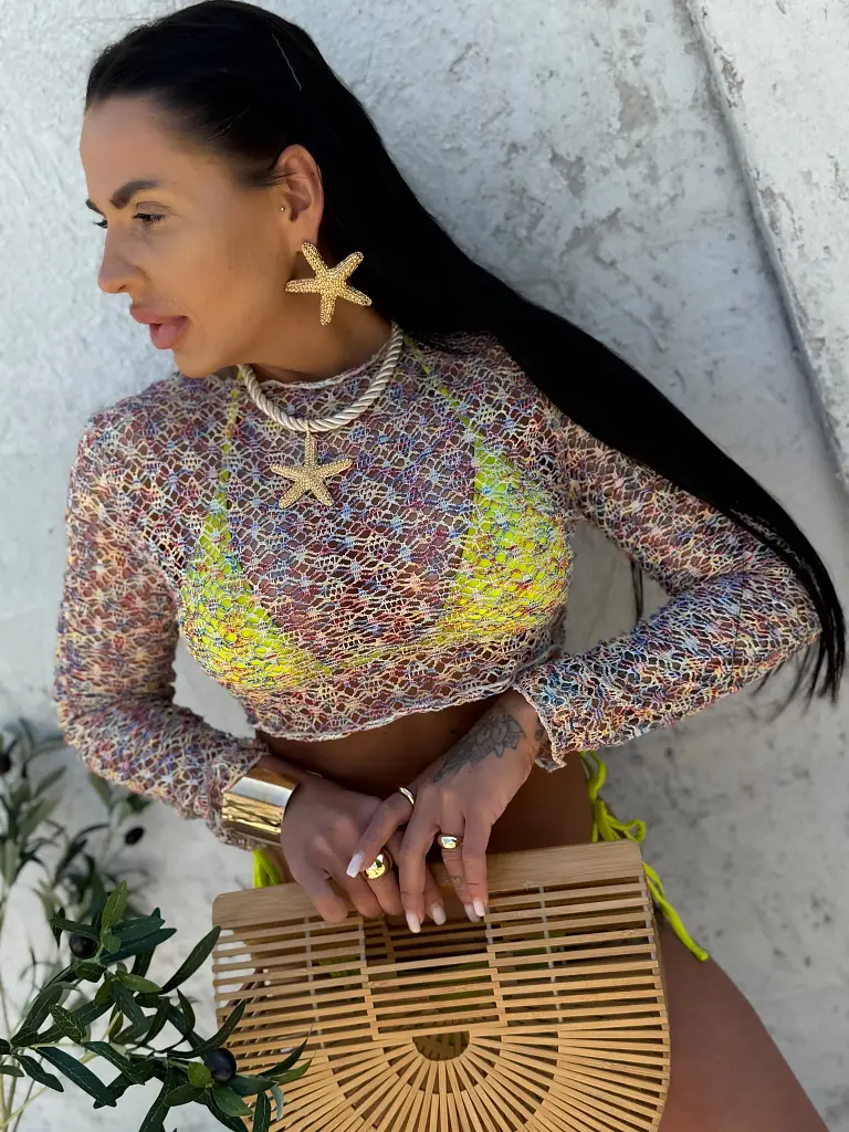 Trojdielny plážový set VIOLETT - next