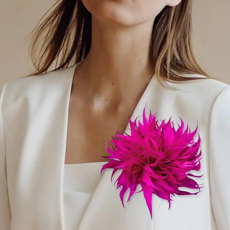 Ozdobná brošňa a sponka do vlasov – 2v1 - next