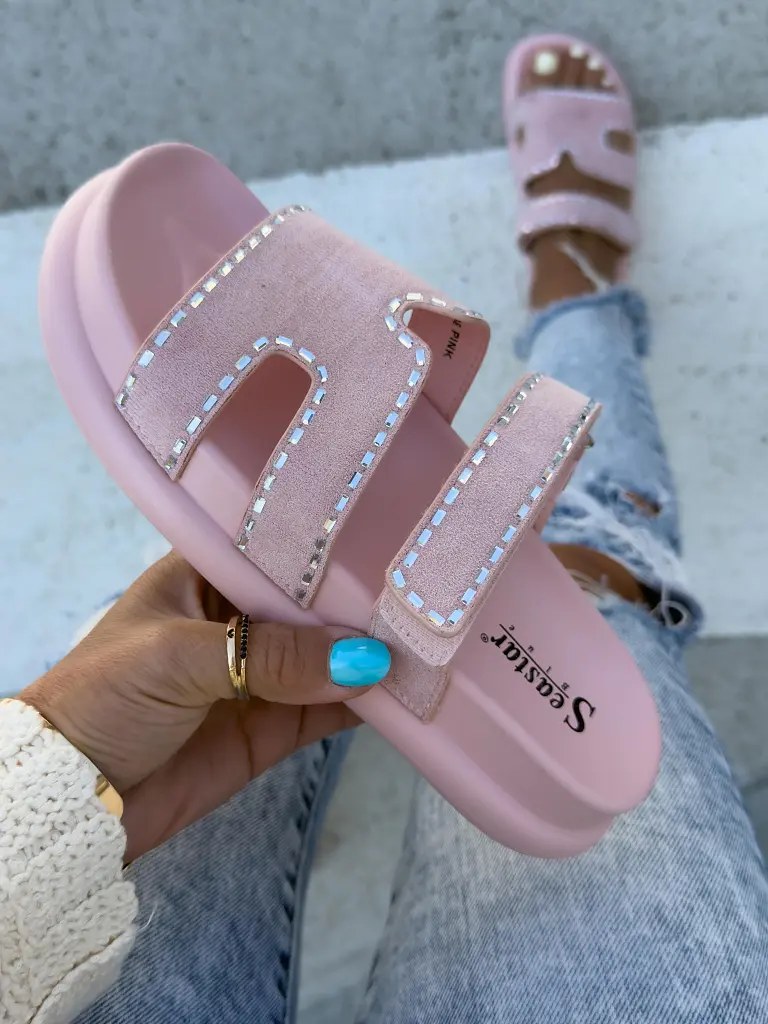 Dámske semišové šľapky SARAH-