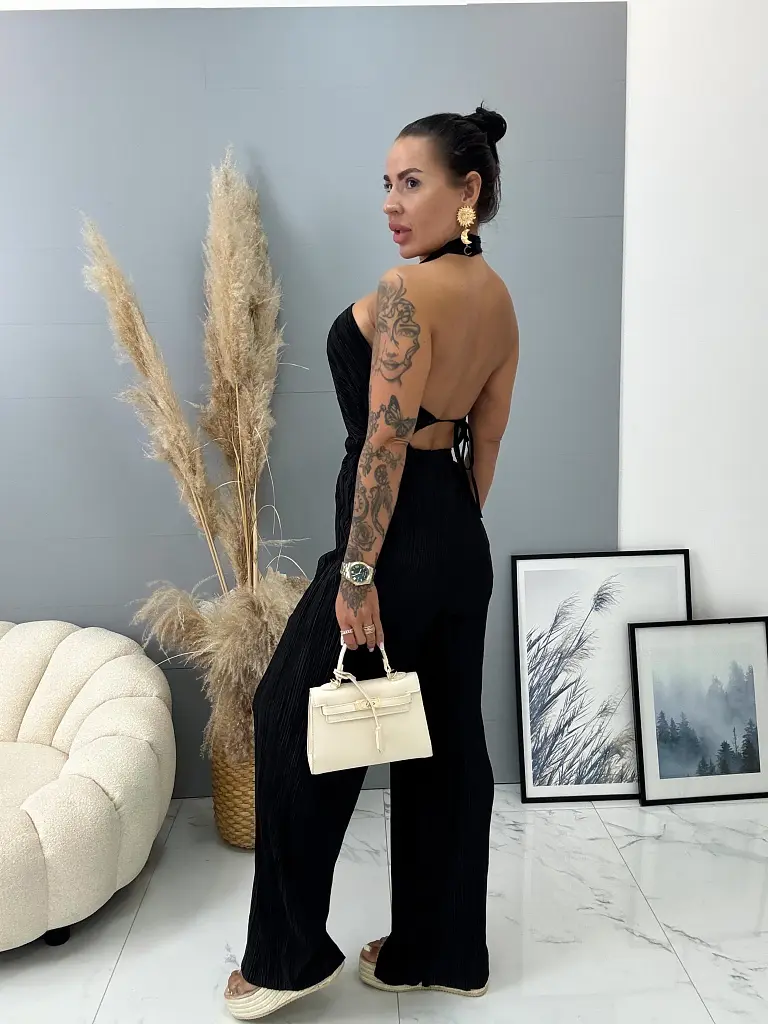 Plisovaný cut-out overal LEXY - next