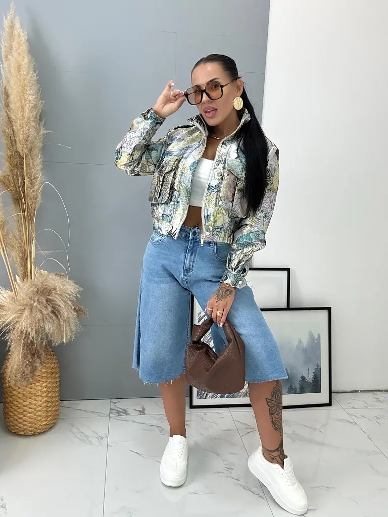 Elastické dámske rifle s 3/4 dĺžkou