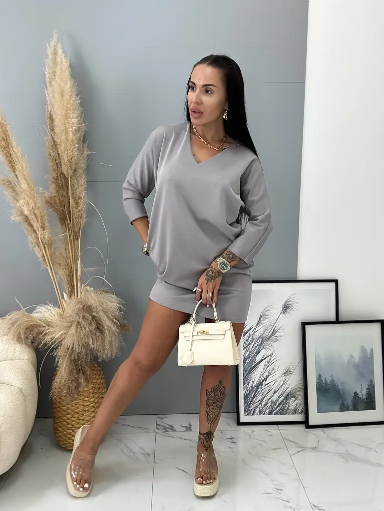 Sivá dámska tunika MARANA+ - next