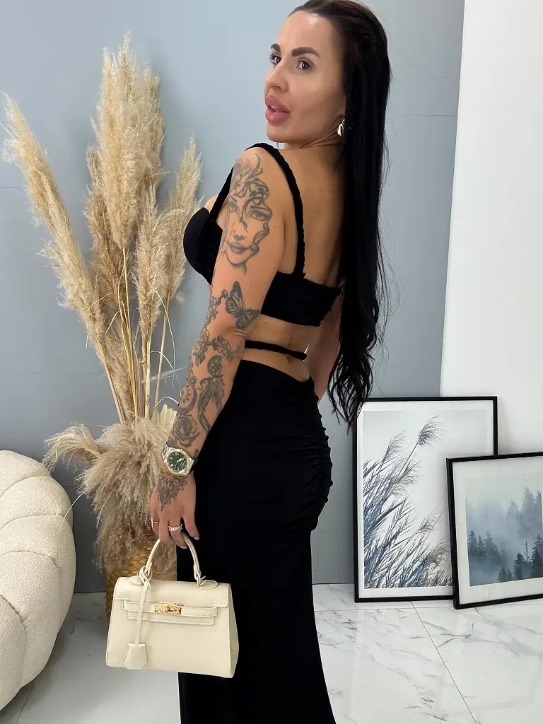 Čierny dámsky komplet GLORIA - next