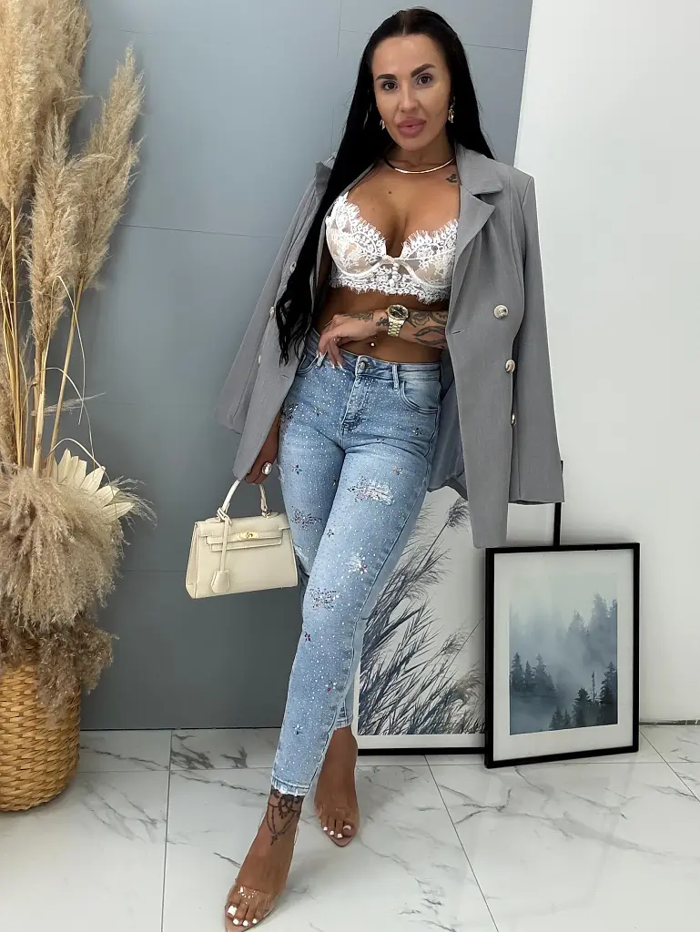 Elegantné predĺžené dámske sako ZELINDA