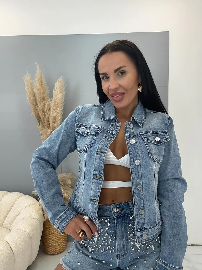 Dámsky denim kabát KAROLA - next