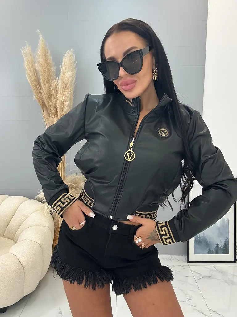 Prechodná koženková bomber bunda ARZINA+