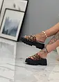 Leopardie platformové šľapky MERIEL-