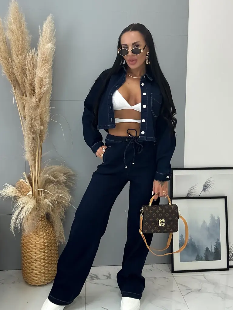 Dvojdielny denim komplet NIKITA - next