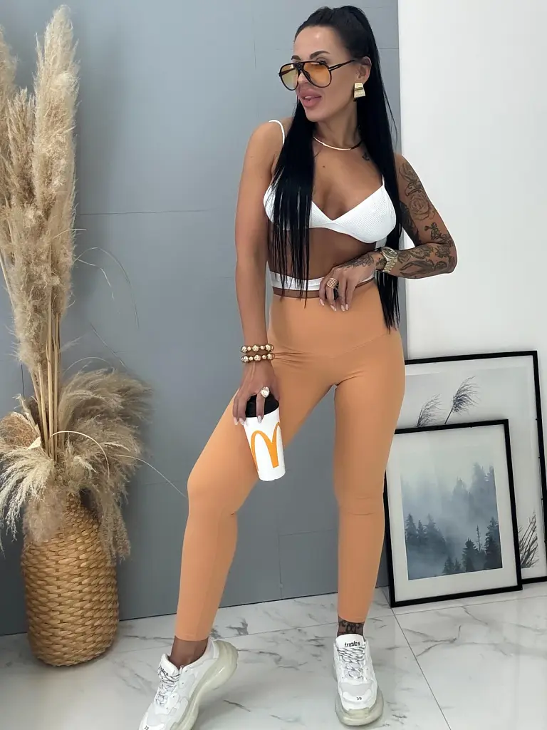 Dámske legíny s vysokým pásom+