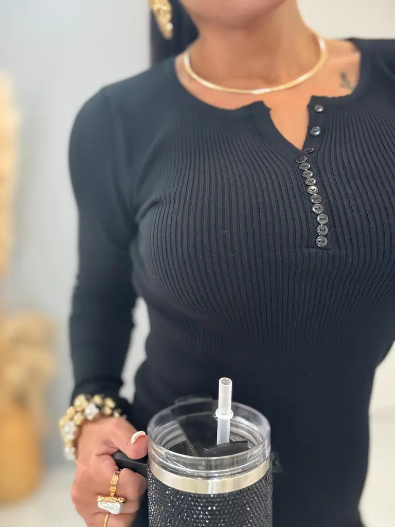 Vrúbkovaný pulóver BERINDA+