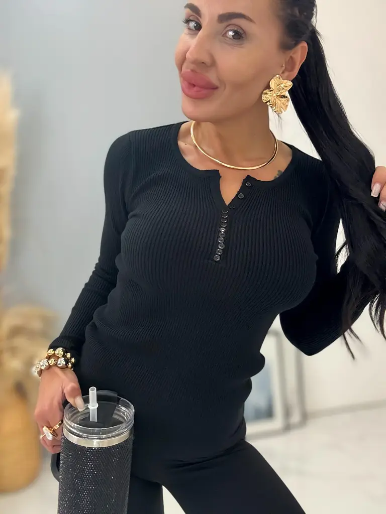 Vrúbkovaný pulóver BERINDA+ - next