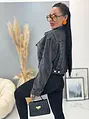Denim bomber kabát GAMORA+