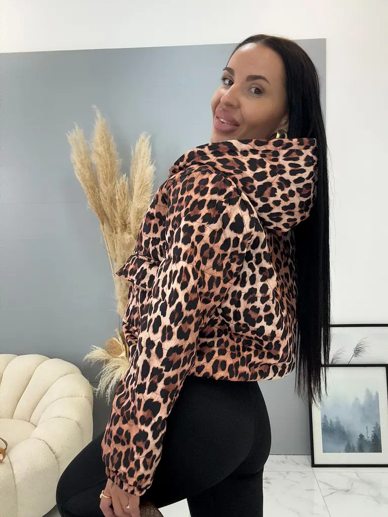 Prechodný leopardí bomber kabát PATTY+ - next