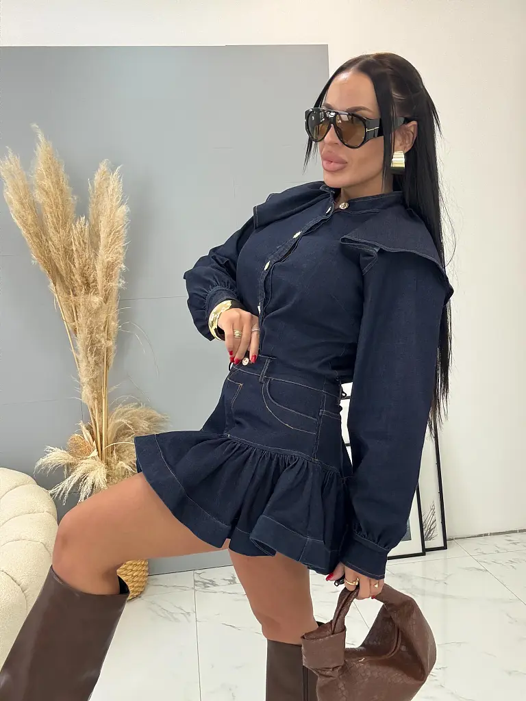 Dvojdielny denim komplet LILLY - next