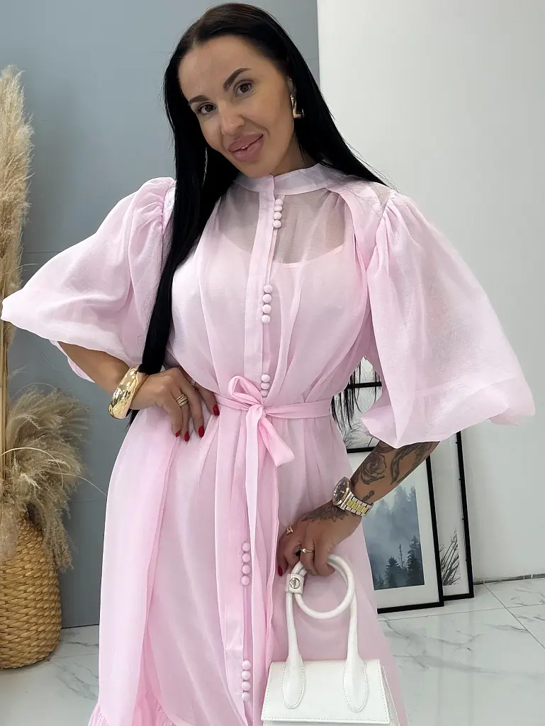 Lyocellové šaty s opaskom BERENICE - next