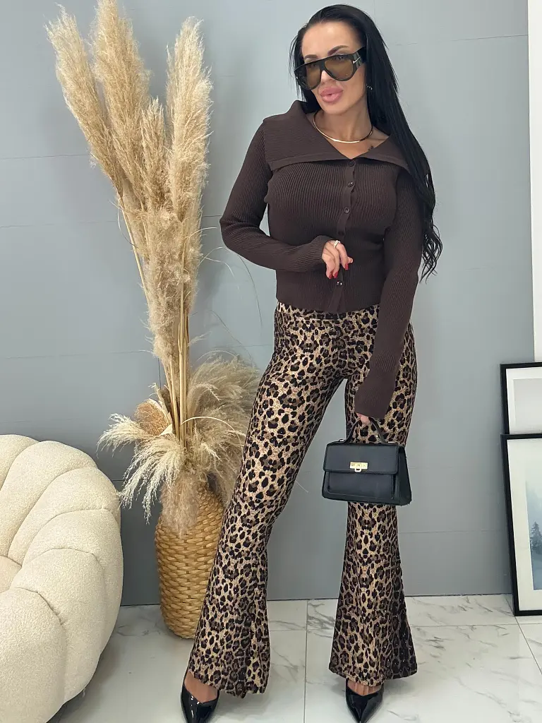 Rebrovaný kardigán SELENA