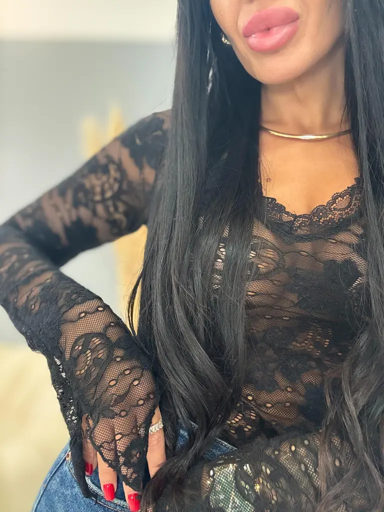 Čipkovaný top DORIANA - next