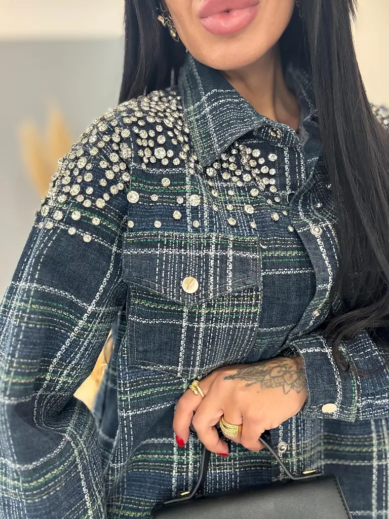 Premium denim vrchná košeľa ABBY - next