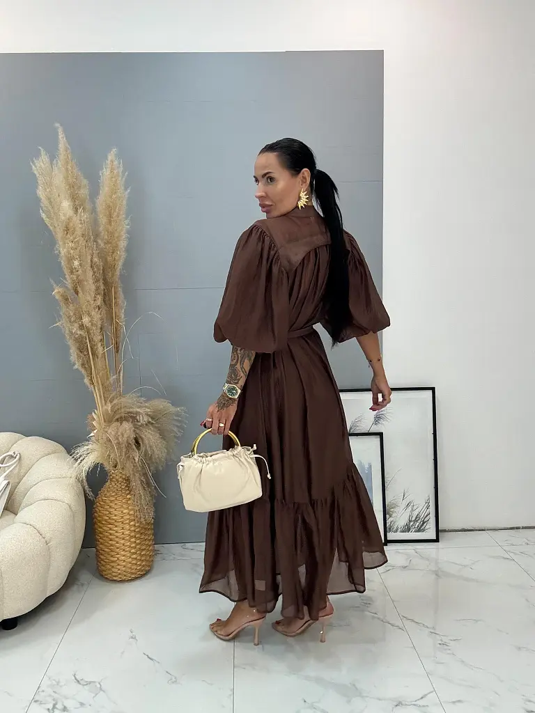 Lyocellové šaty s opaskom BERENICE - next