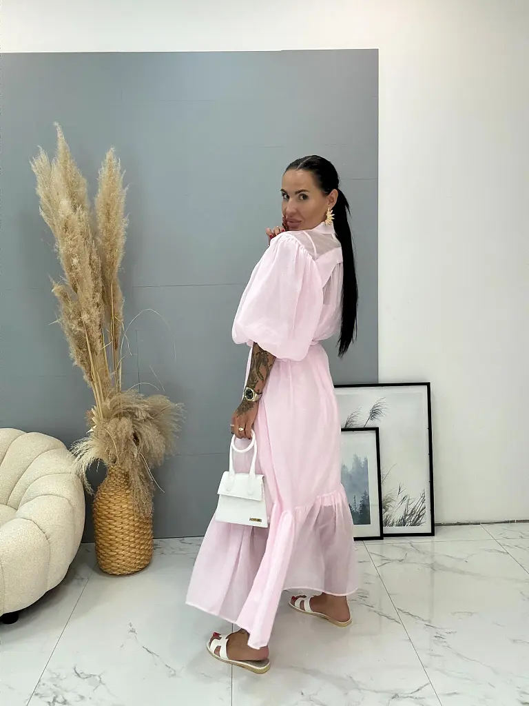 Lyocellové šaty s opaskom BERENICE - next